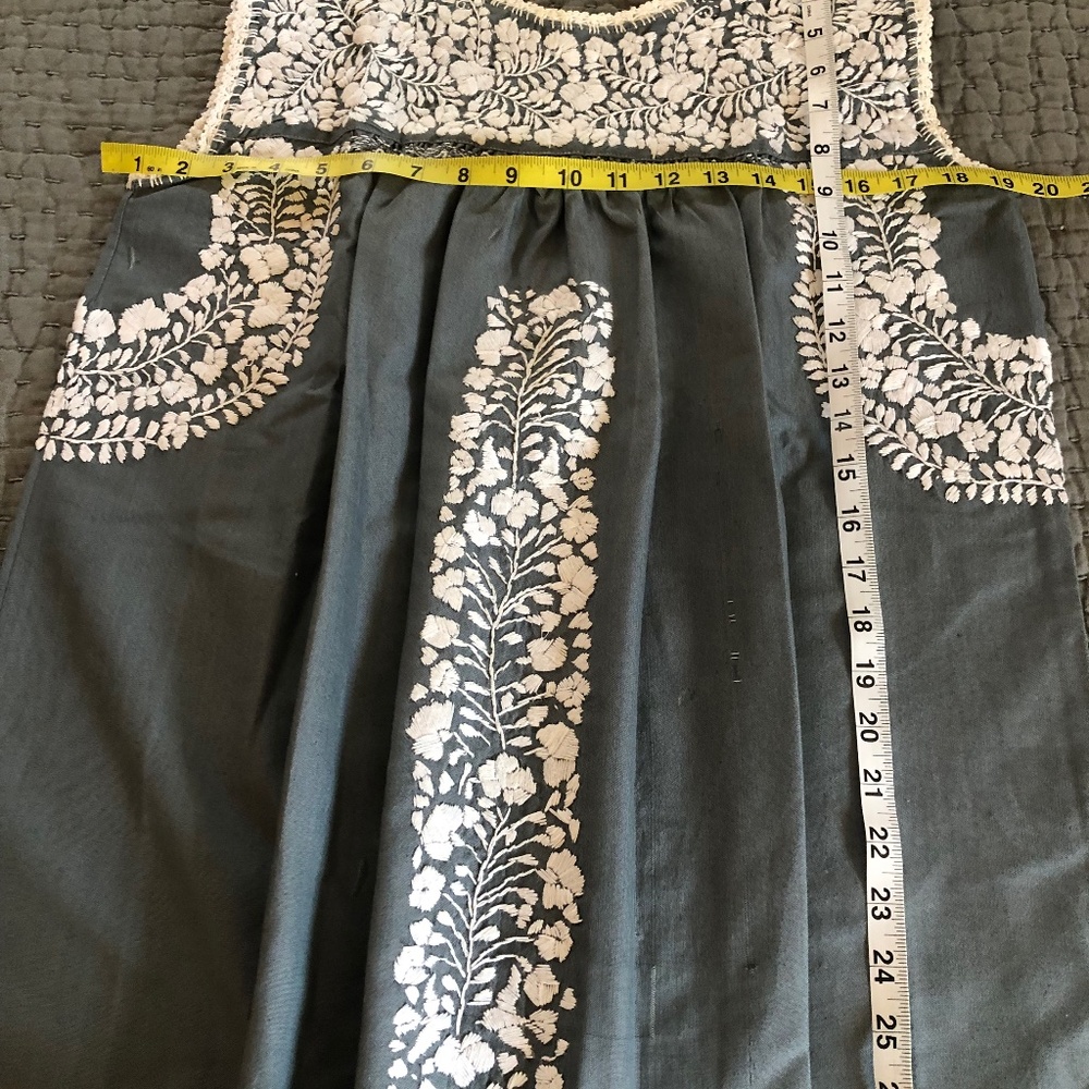 Embroidered top hand made Oaxaca